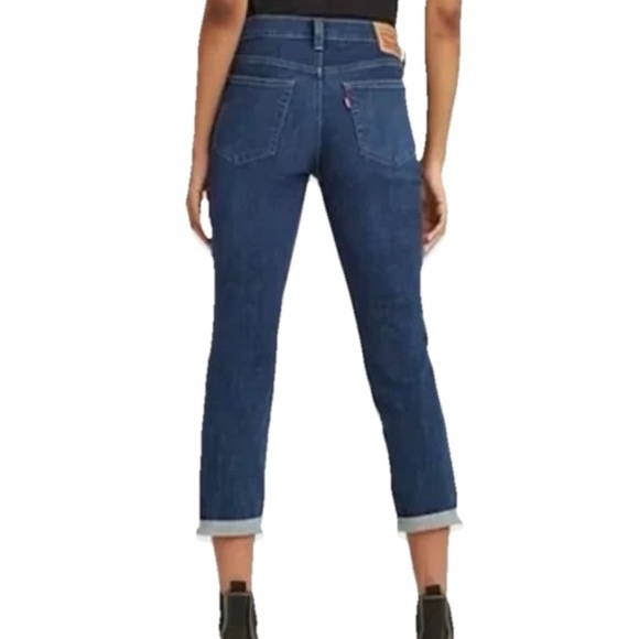 NWT Levi’s Ripped Boyfriend Jeans Cropped Size 18W 20W 24W Destroyed Ripped - Picture 2 of 9